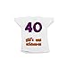 Produktbild KMC Austria Design Flaschen Shirt - Deko Mini-Tshirt zum 40.Geburtstag mit Aufdruck - 40 gibt´s was schöneres