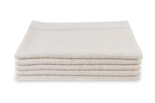 Hypafol Scheuertuch 60x70cm 5 Stück | Bodentuch, mühelose Reinigung | vielseitig verwendbare Putzlappen, hohe Saugkraft, Waschmaschinengeeignet, weiß | Nadelvliestuch für verschmutzte Oberflächen (5)