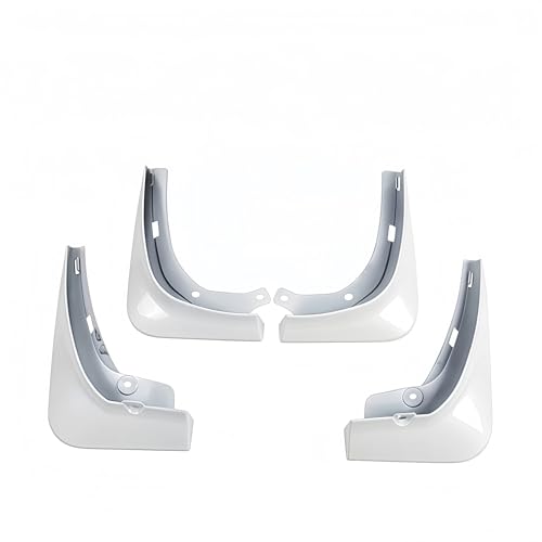 Guardabarros blancos para Tesla Model 3 2021-2023 con protección trasera y delantera contra salpicaduras