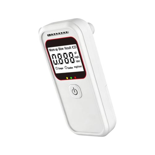 Multi Unit Breath Checker with Display Screen, Portable Meter for Driving Check, 20 Record Memory, Battery Powered Breath Checker Driving Check Meter Portable Display Screen Travel Carry Reading Adult