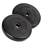 Material: Nuestros discos de pesas de 5 kg cuentan con un material de vinilo grueso resistente para evitar el óxido, sin olor. Esto los hace mejores que los discos de hierro fundido, además, son más seguros para usted y el revestimiento del suelo.
