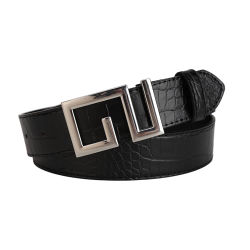 Leather Belt for Women Casual Waist Belt for Jeans pants Dress
