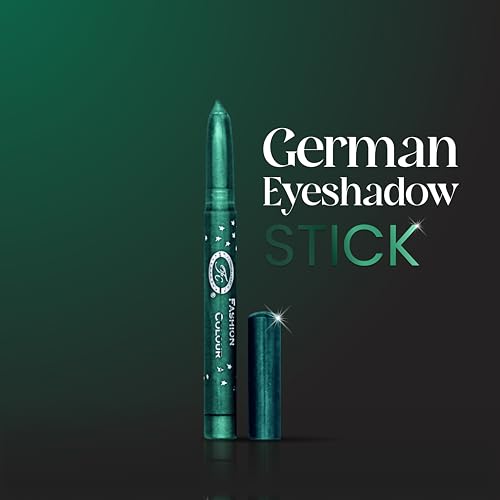 Image of FASHION COLOUR German Eyeshadow Stick Matte & Shimmer | Long Lasting, High Pigment, Blendable Eye Shadow Pencil | Built-In Sharpener | Forest Green