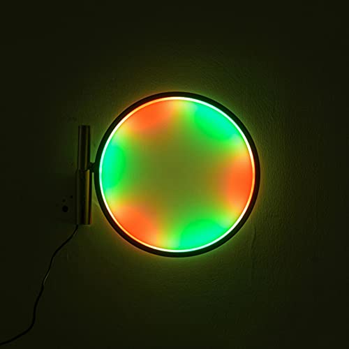 Aplique de pared LED inteligente RGB de 32 cm con luces de colores para sala 4