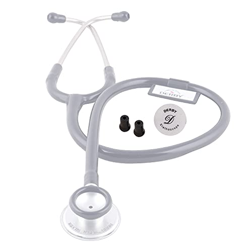 Image of Oriley Prime Tone Super- Silver Stethoscope Heart Beat Monitoring Chest Piece Medical Instrument for Doctors, Nurses (Silver)
