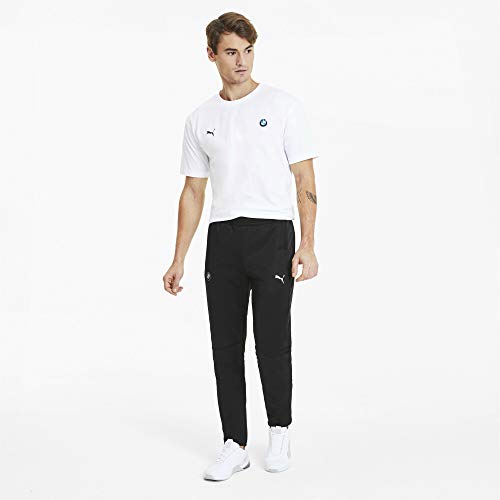 Image of Puma Men's Mid Rise Regular Fit Cotton Track Pants
