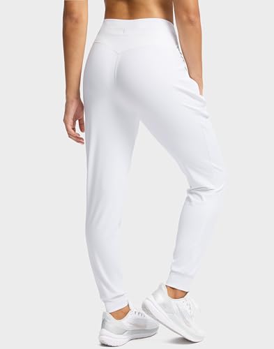 Image of Soothfeel Womens Joggers with Zipper Pockets High Waisted Sweatpants Athletic Leggings Pants for Workout Running Yoga