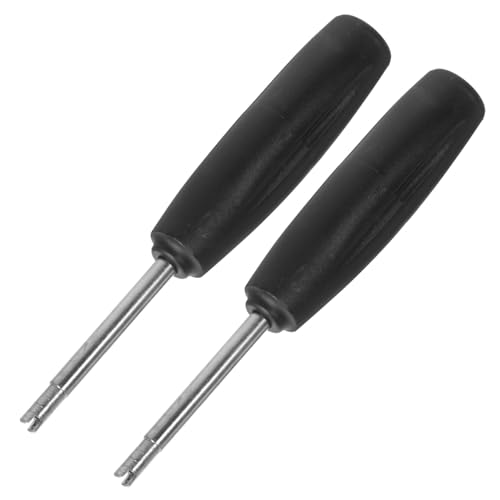 STOBAZA 2Pcs Valve Core Removal Tool Durable and Valve Stem Remover Compatible with Auto and Systems Easy Disassembly for Tire Maintenance
