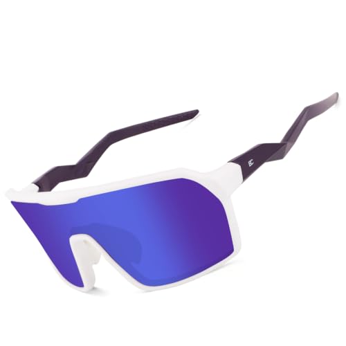 Image of BIRCEN Polarized Baseball Sunglasses for Sports: TR90 Lightweight Running Sunglasses Cycling Glasses for Outdoor Runners MTB