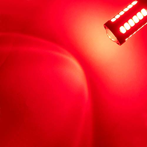 Teguangmei 2 pezzi 33SMD H8 H9 H11 LED Auto Rosso