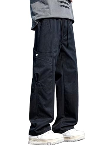 Image of Lymio Cargo for Men || Cotton Cargo Pant || Drawstring Waist Pant (Also Available in Plus Sizes) (145-148)