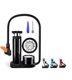 Daesyn Deal Bike Car Cycle Tyre Air Pump Portable Activated High Pressure Mini Foot Floor Pump with...
