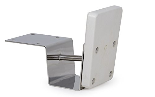wellenshop Motorhalterung bis 15 PS Edelstahl Kunststoff Motorhalter Boot Außenborder