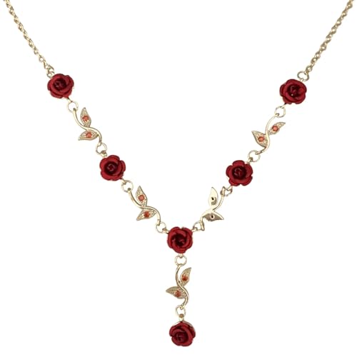 Collares de flores para mujer ajustables y ligeros que evitan molestias