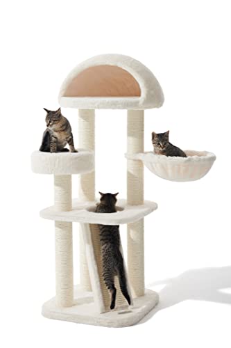 Nobby Arbre à Chat Moja, crème, 49 x 49 x 126 cm, 1 pièce