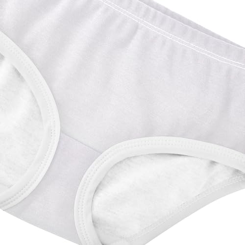 Joisal Girls Underwear Toddlers 2t Cotton Cute Panties Girl Durable Kids Briefs Undies White Gradient4