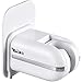 Gaoyu Adjustable Handheld Shower Head Holder Bracket, Plastic Bathroom 3M Adhesive Showerhead Adapter, Waterproof, Wall Mounted, Universal Showering Components - NO TOOLS REQUIRED