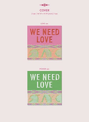 STAYC WE NEED LOVE album simple compact CD coréen avec poster inclus - 4