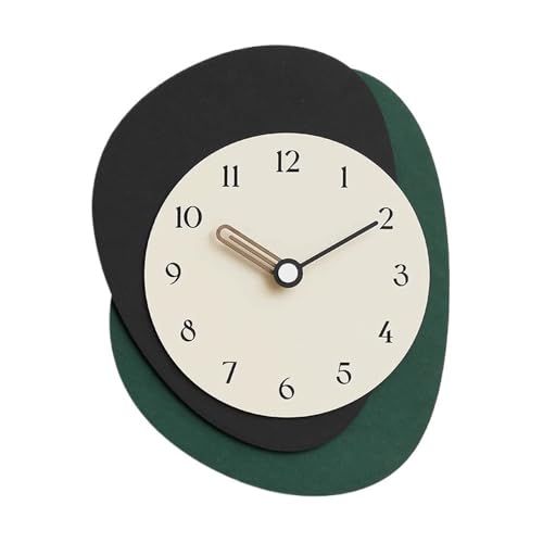Horloge murale verte installation simple sans abîmer les murs - 2