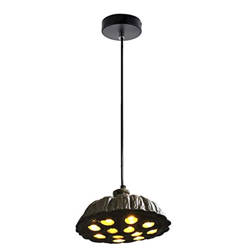 Suspension feuille de lotus luminaire chaleureux pour une salle à manger accueillante