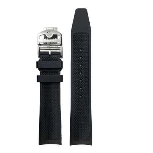 [[ł] J[uGh\tgo[VREHb`Xgbv19mm 20mm IWCpCbg}[NXVIII IW3282ubNu[EHb`ohWirstbandΉ(Black silver2,20mm)