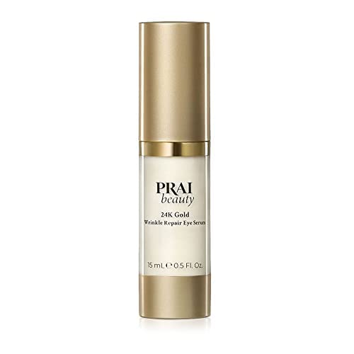 PRAI Beauty 24K Gold Wrinkle Repair Eye Serum - Anti-Aging & Anti-Wrinkle Serum - 0.5 oz