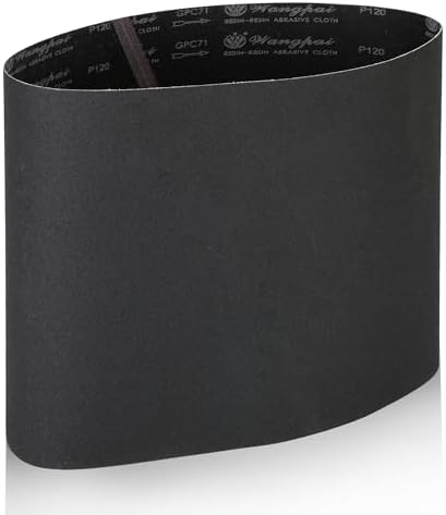 P Polerden Drum Sander Conveyor Belt 120 Grit, 18" x 44-1/2" for Grizzly G0458 Drum Sander Belts and Shop Fox W1854Z Feed Belt, Fit for Grizzly Drum Sander and Shop Fox Drum Sanders