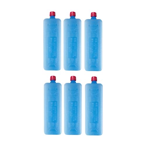 F Fityle 6X Bloques de Hielo para congelar, Bloques de Hielo Ligeros, Elementos de enfriamiento, de para Exteriores, picnics, campamentos y Viajes.