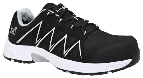 ELTEN Jori Jo_Speedy - Zapatos de seguridad (transpirables, protección contra pasos, tapa de plástico, antideslizantes, ligeros), Negro , 39 EU