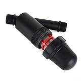 Régulation précise : doté d'une régulation technique, ce kit d'irrigation fournit une plage de débit entre 9 et 57 l/min, pression d'eau constante. Il permet un contrôle précis et un réglage du débit d'eau pour répondre aux besoins spécifiques de votre irrigation.