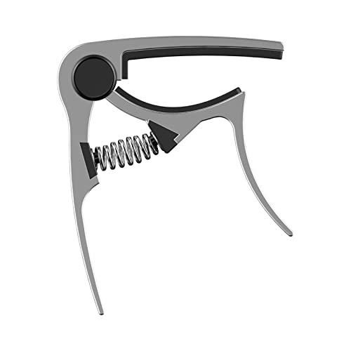EIFINE Capo de Guitare en Alliage for Classique électrique Acoustique (Color : Svart, Size : 9.5 * 8 * 1.7 cm) - Les Beatles, Paul McCartney, John Lennon, RIngo Starr, George Harrison EIFINE Capo de Guitare en Alliage for Classique électrique Acoustique (Color : Svart, Size : 9.5 * 8 * 1.7 cm) – Image 3