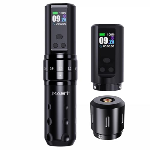 Mast Fold2 Pro Kit Machine à Tatouer Sans Fil, Rotative Professionnelle