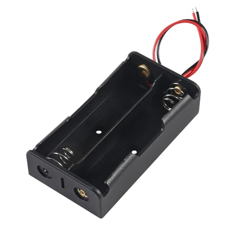 AEDIKO 10pcs 2X AA Battery Holder 2x1.5V AA Battery Holder AA Battery Holder with Wires