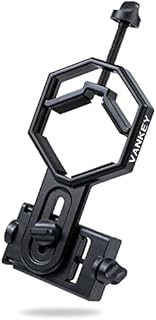 Vankey Big Cellphone Telescope Adapter Mount, Universal Smartphone Mount for Spotting Scope, Telescope, Microscope, Monocular, Binocular - Fits iPhone, Samsung, LG and More (Bluesky V1-L)