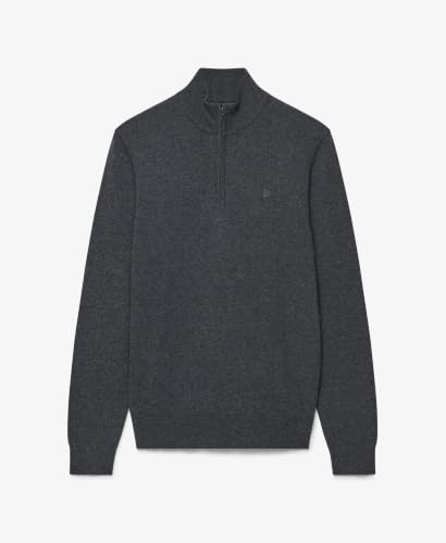 Superdry Homme Pull Ess LW en Laine Mélangée À Demi-Zip, Iron Grey Marl, 3XL