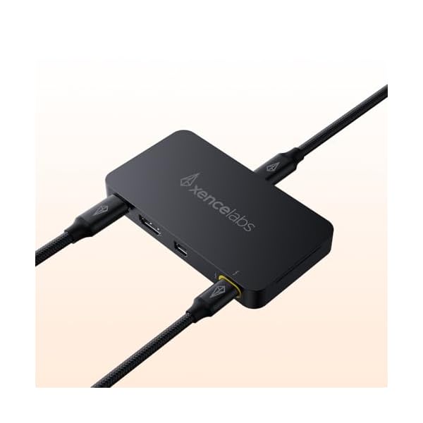 Xencelabs Hub Bundle Kit for Pen Display 16 Bundle and Pen Display 16 Essentials, Enhanced Connectivity with HDMI, DisplayPort, and USB-C Cables -Brightness Boost, Universal Power Adapter Included - Image 4