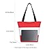GZEKWLP Austrian Flag Reusable Shoulder Bag Casual Grocery Tote Bag Zipper Shopping Handbags for Women