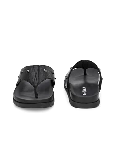 Image of San Frissco Men's Sandal with Cushioned Footbed /Ultra Soft Lightweight Durable Chappal with Bounce Back Upper Material /Festive Ethnic Wedding Slip on Slippers for Men