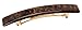 France Luxe Small Luxury Rectangle Barrette - Mojave
