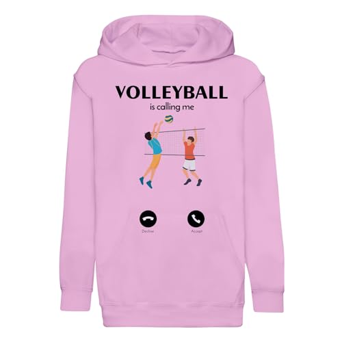 Sweat à capuche enfant le volley m'appelle sport passion premium