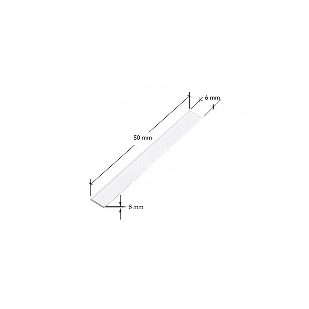 PVC Unterlegklötzer für Duschwand in 6 mm für Glasdusche Glas Unterlage