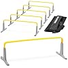 Meister ZoomFlex Agility Hurdles w/Carry Bag – Flex-Safe Modular Speed Training