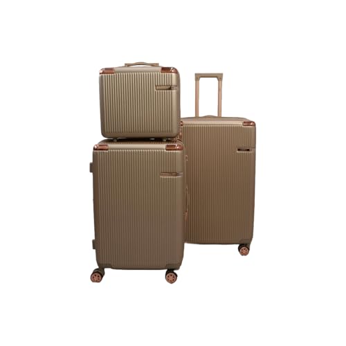 La mejor comparación de Maletas travel Top 5. 42 Maleta de Viaje con Ruedas, Rígida, Set de 2 Piezas 24 y 28 Pulgadas, con Candado TSA, Tecnología 360°, Asa 3 Niveles, para Viajes 4-12 Días, Resistente, Elegante, Vacaciones...