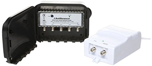 Antiference MHK4LTE Way Variable Gain Masthead Amplifier and Power Supply