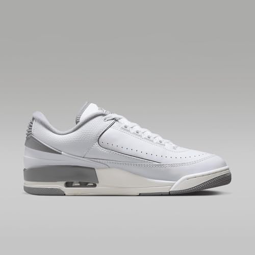 Jordan 2/3 Men's Shoes (FD0383-101, White/Sail/Cement Grey) Size 93