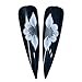 Set 10Pcs 3D Flowers Nails Charms With Rhinestone Gems Handmade by Acrylic Powder Design For Long Nail L,XL,XXL Flower Nail Art Floral Salon Decor Women Girls (White No Rhinestones-10Pcs)