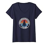 Photo Gallery donna kennebunkport maine me vintage graphic retro anni 70 maglietta con collo a v Photo Gallery donna kennebunkport maine me vintage graphic retro anni 70 maglietta con collo a v