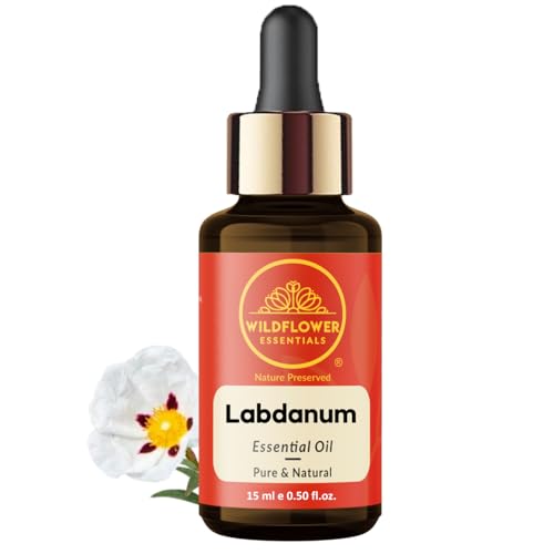 Image of Labdanum Essential Oil (Cistus ladaniferus) | Pure, Face, Skin, Hair, Diffuser, Aroma, Soap Making 15ml