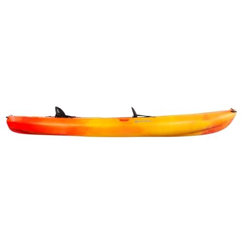 Perception Rambler | Sit on Top Tandem Kayak | Recreational Kayak for Two | Storage with Tie Downs