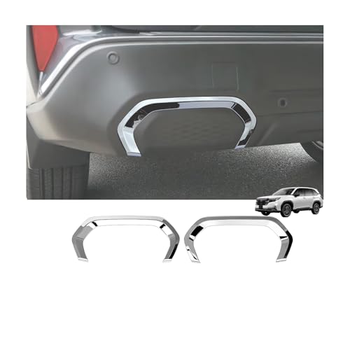 【GIKAKU】新型 スバル フォレスター SL系(2025年4月~) アクセサリー 外装パーツ リアフォグランプガーニッシュ フォグランプカバー 保護パーツ アクセサリー 取付け簡単 (鏡面メッキ上げ)